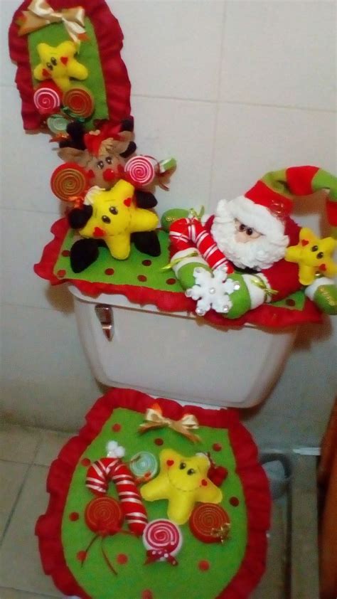 juego de baño Cosas de navidad Manualidades juegos de baño