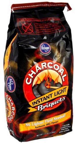 Kroger Instant Light Charcoal Briquets 7 2 Pound Kroger