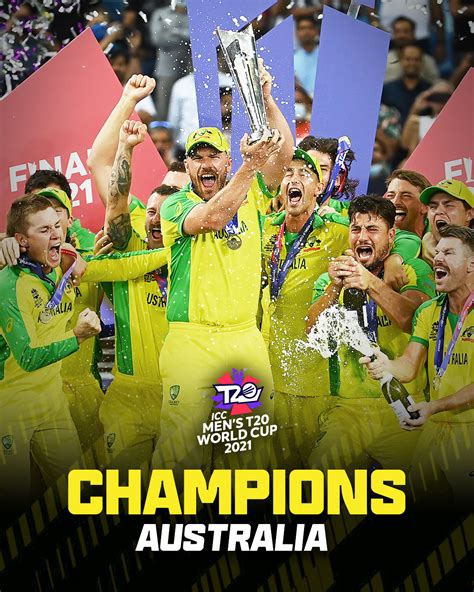 Cricket Australia On Twitter Mens T20 World Champions For The Very