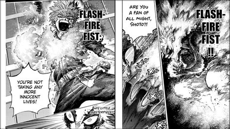 My Hero Academia Chapter 351 Shoto And Dabi Fight Each Other With Their Own Versions Of