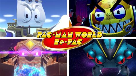 Pac Man World Re Pac All Bosses All Endings Youtube