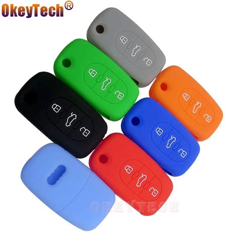 Aliexpress Buy Okeytech New Skin Silicone Rubber Car Key Fob