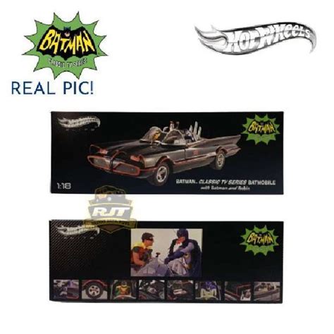 Jual Hot Wheels 1 18 Elite 1966 Batman Classic Tv Series Batmobile With Bat Di Seller