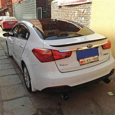 For Kia Forte K Rear Wing Spoiler Trunk Boot