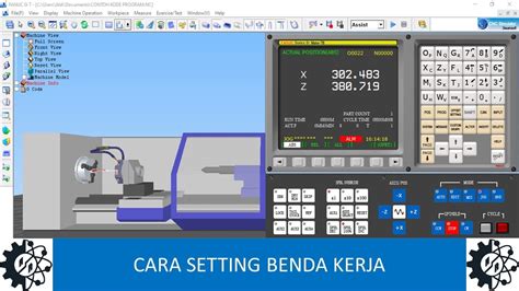 Cara Setting Benda Kerja SSCNC SWANSOFT FANUC OiT YouTube