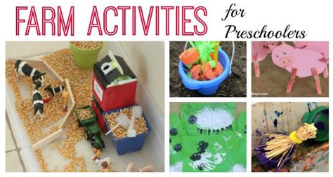 35 Farm Activities For Preschoolers Pre K Pages Farm Activities