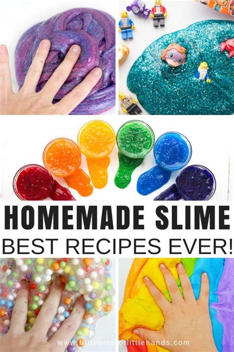 The Best Homemade Slime Recipe Little Bins For Little Hands Slime