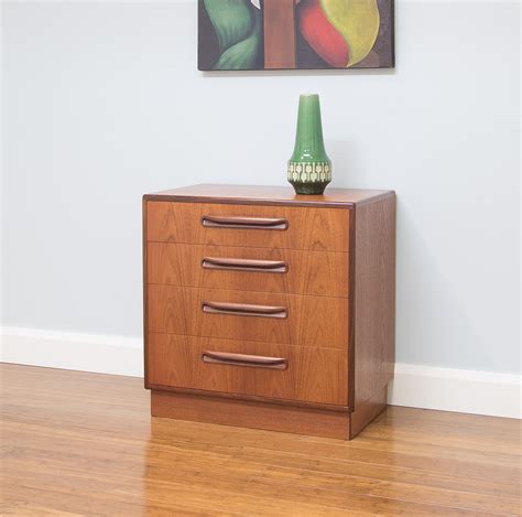 Vintage Retro Teak Gplan Chest Of Drawers Scandinavian