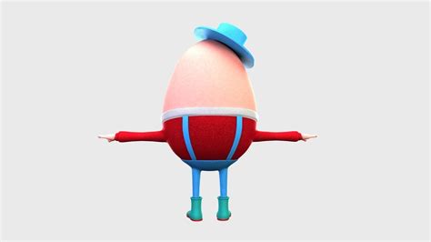 Humpty Dumpty 3d Model Cgtrader