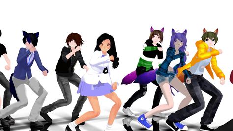 Mmd X Aphmau Die Young Dance Battle Youtube