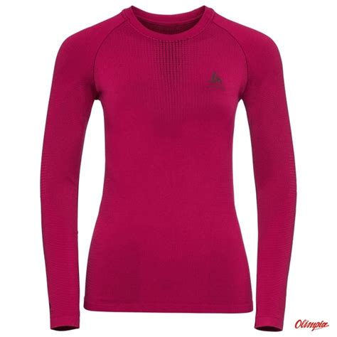 Koszulka Tech Damska Odlo Performance Warm Bl Top Crew Neck