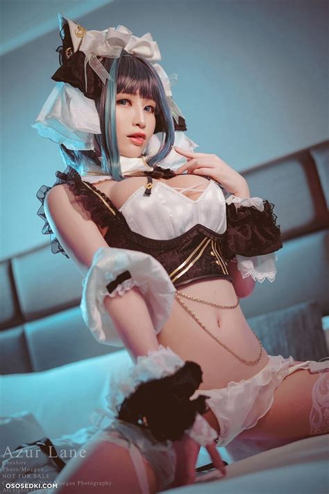 Miyana咪呀 Azur Lane HMS Cheshire naked cosplay asian 12 photos