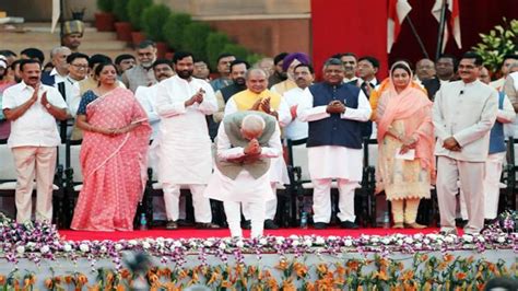 Narendra Modi Swearing In Ceremony Live Updates Modi Takes Oath As The Prime Minister Of India