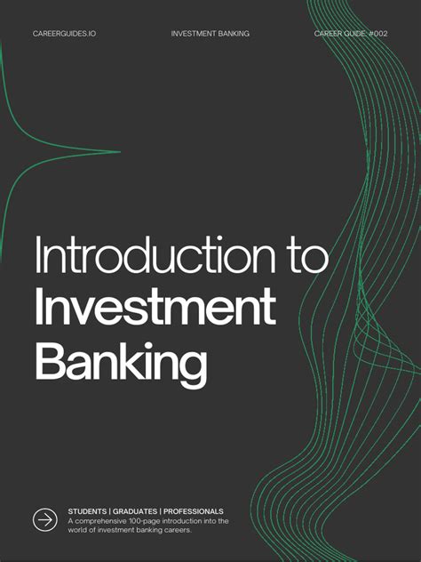 Introduction To Investment Banking - Career Guides #002 | Download Free ...