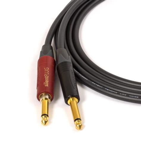 Mogami Gold Guitar Cable Neutrik Mono Jacks Silent St To