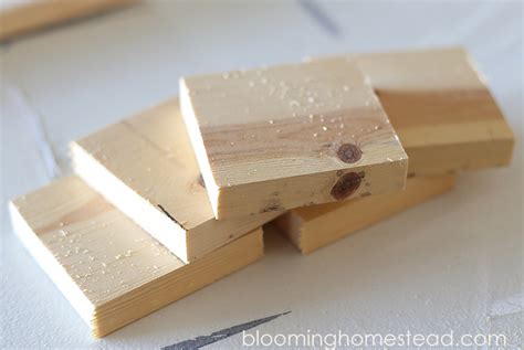 DIY Wood Coasters - Blooming Homestead