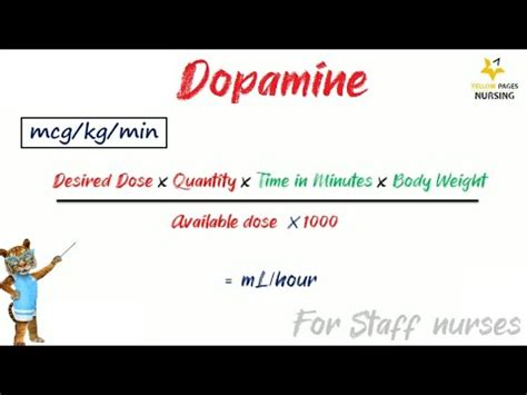 Dopamine Calculation