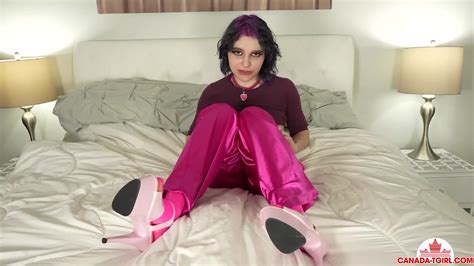 CANADA TGIRL Hot In Pink AShemaletube