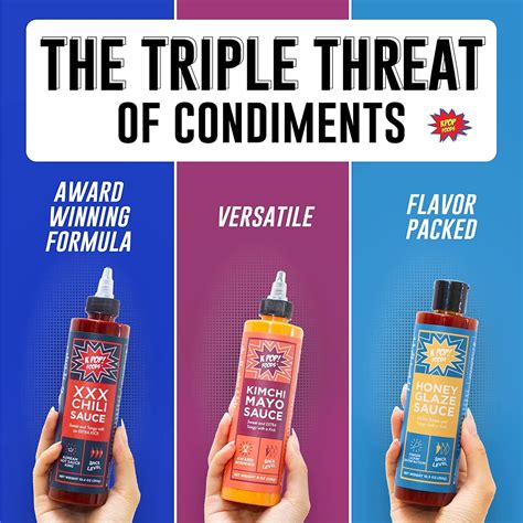 KPOP Foods K TOWN Korean BBQ Sauce Set Kimchi Spicy Mayo XXX BBQ Hot Sauce Honey Glaze Wing