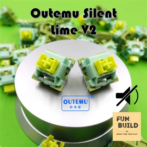 Outemu Lime V2 Silent Switches for Mechanical Keyboard, Computers ...
