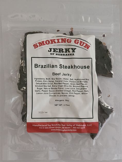 Brazilian Steakhouse Beef Jerky Oz Pkg