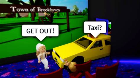 Roblox Brookhaven 🏡rp Funny Moments Taxi 9 Youtube