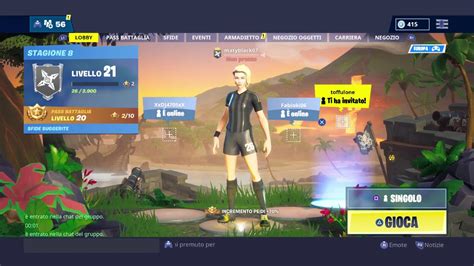 Live Fortnite Ita Ps Squad E Creativa Con Voi Road To