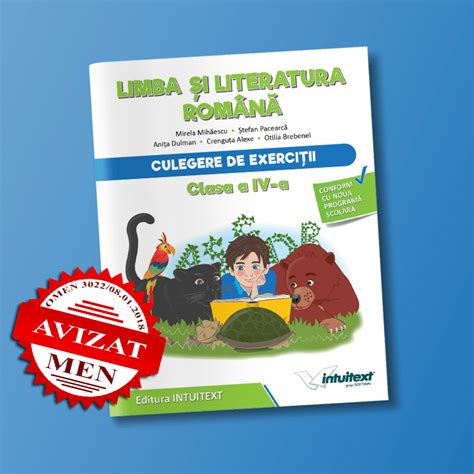 Limba și literatura română Culegere de exerciţii pentru clasa a IVa