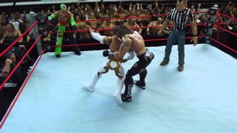 Sin Cara And Rey Mysterio Vs Shawn Michaels And Evan Bourne Youtube