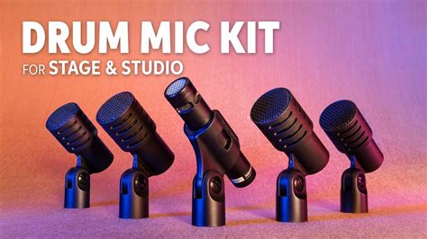 Beyerdynamic TG Drum Set Pro Medium Drum Microphone Kit Demo YouTube