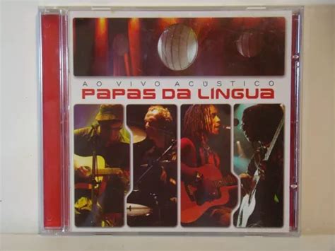 Cd Papas Da Língua Ao Vivo Acústico MercadoLivre