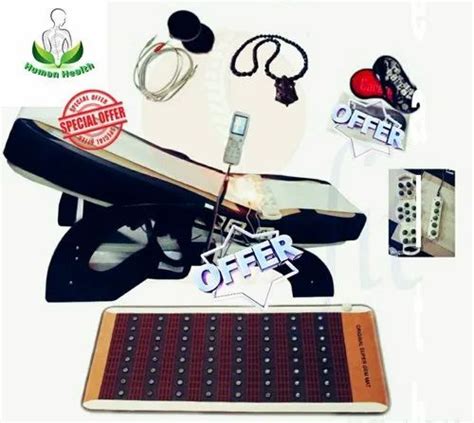 Wood Black Latest Trusted Jade Thermal Massage Bed 5000 Gold Spine Leg Therapy At Rs 90000 In Karnal