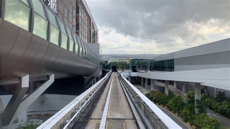 Changi Airport Skytrain Mitsubishi Crystal Mover 03 17 Terminal 1