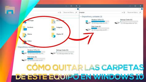 C Mo Quitar Las Carpetas De Este Equipo En Windows Bits Y