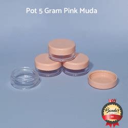 Jual Pot Cream Gr Bulat Pot Krim Kemasan Kosmetik Pink Jakarta