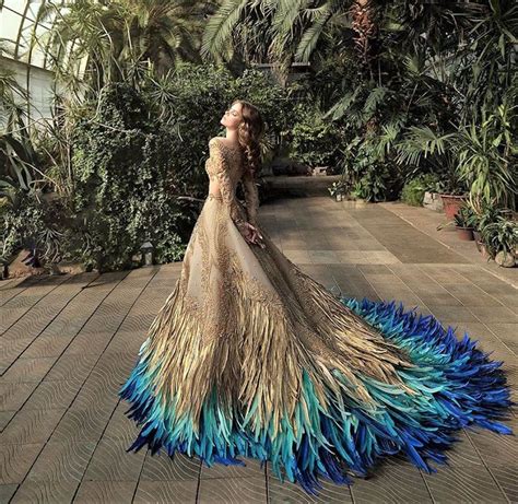 Peacock Dress Fashion Gowns Peacock Dress Gowns