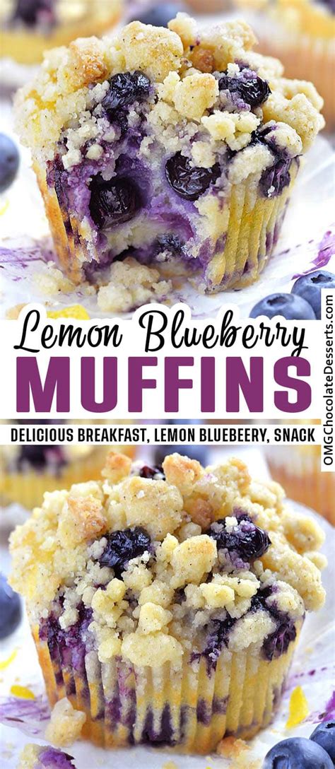 Lemon Blueberry Muffins Easy Healthy Blueberry Muffin Breakfast Recipe