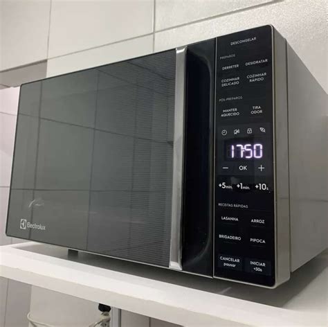 Micro ondas Prata 23l Efficient Me23s Electrolux 110V Promoções do Dia