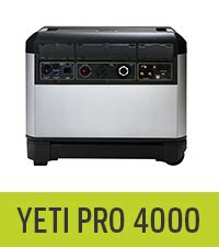 Amazon Goal Zero Yeti PRO 4000 Portable Power Station 4000 Watt