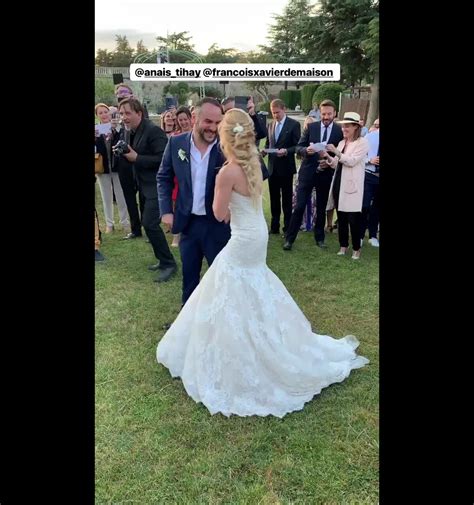 Vid O Story Instagram De Laurie Cholewa Au Mariage De Fran Ois Xavier