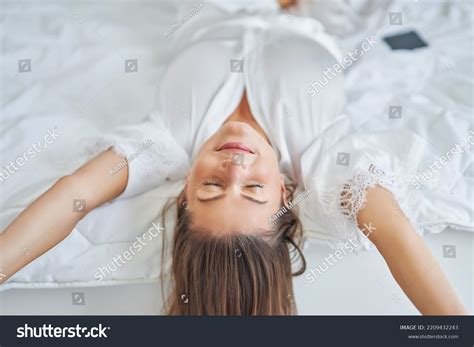 Nice Looking Sexy Brunette Relaxing On Stock Photo Shutterstock