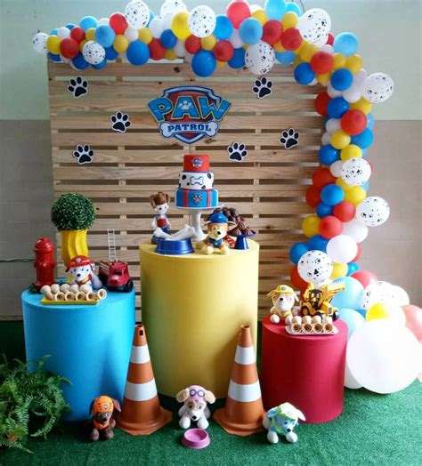 Aniversário Simples Patrulha Canina - TEMA PATRULHA CANINA: + de 100 ideias e inspirações para sua festa ...