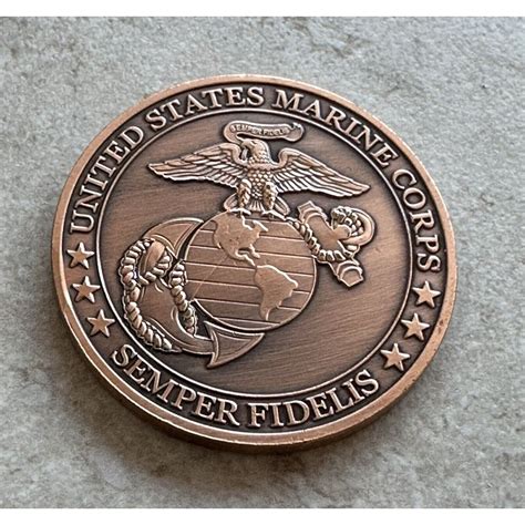 United States Marine Corps Semper Fidelis Battle Of Iwo Jima Military Coin Ebay