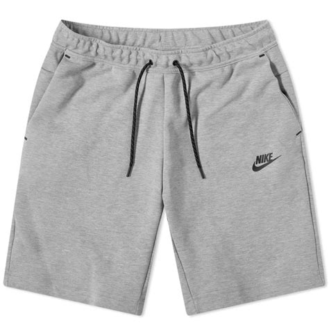 Nike Tech Fleece Short Dark Grey Heather And Black End