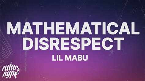 Lil Mabu Mathematical Disrespect Lyrics » BTM Stories