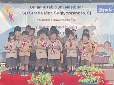 PENUTUPAN BULAN KITAB SUCI NASIONAL BKSN 2023 SD Strada Mgr