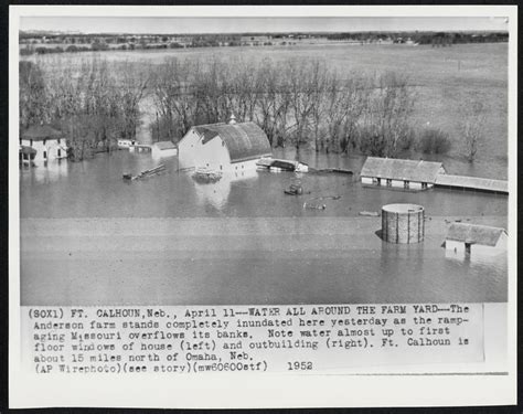 Water All Around The Farm Yard The Anderson Farm Stands Completely