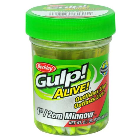 Berkley Gulp Alive Chartreuse Shad Minnow Bait By Berkley At Fleet Farm