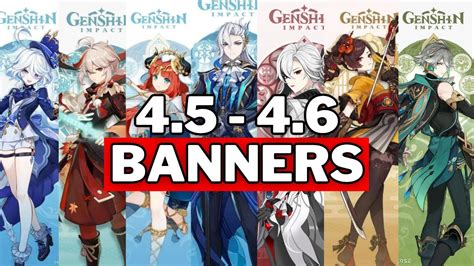 Update Version 45 46 Banners Roadmap Genshin Impact Youtube