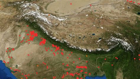 Nasa Satellite Image Shows Stubble Burning In Punjab Haryana Delhi